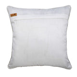 Frost Damask - Beige Jacquard Silk Throw Pillow Cover