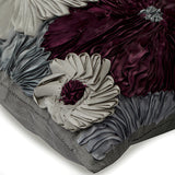 Glory In The Flowers - Purple Art Silk Decorative Euro Sham