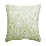 Glow Ivory Damask Pillow Cover