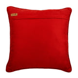 Gold Charming - Red Velvet Throw Pillow Cover