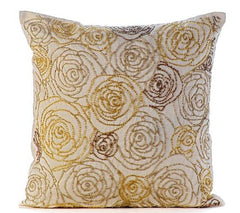 Gold Dust Rose Euro Sham