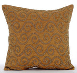Gold Fest Silk Decorative Euro Sham