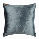 Gold Plated - Silver Velvet Throw Pillow Cover