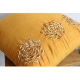 Gold Sawaan - Gold Faux Suede Decorative Euro Sham