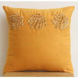 Gold Sawaan - Gold Faux Suede Decorative Euro Sham