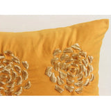 Gold Sawaan - Gold Faux Suede Throw Pillow Cover