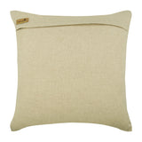 Gold Sea Horse - Natural Beige Cotton Linen Throw Pillow Cover