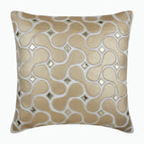 Gold Space - Gold Art Silk Decorative Euro Sham