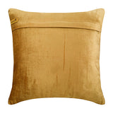 Gold Spill - Gold Velvet Throw Pillow Cover