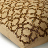Gold Trellis Lattice Decorative Euro Sham