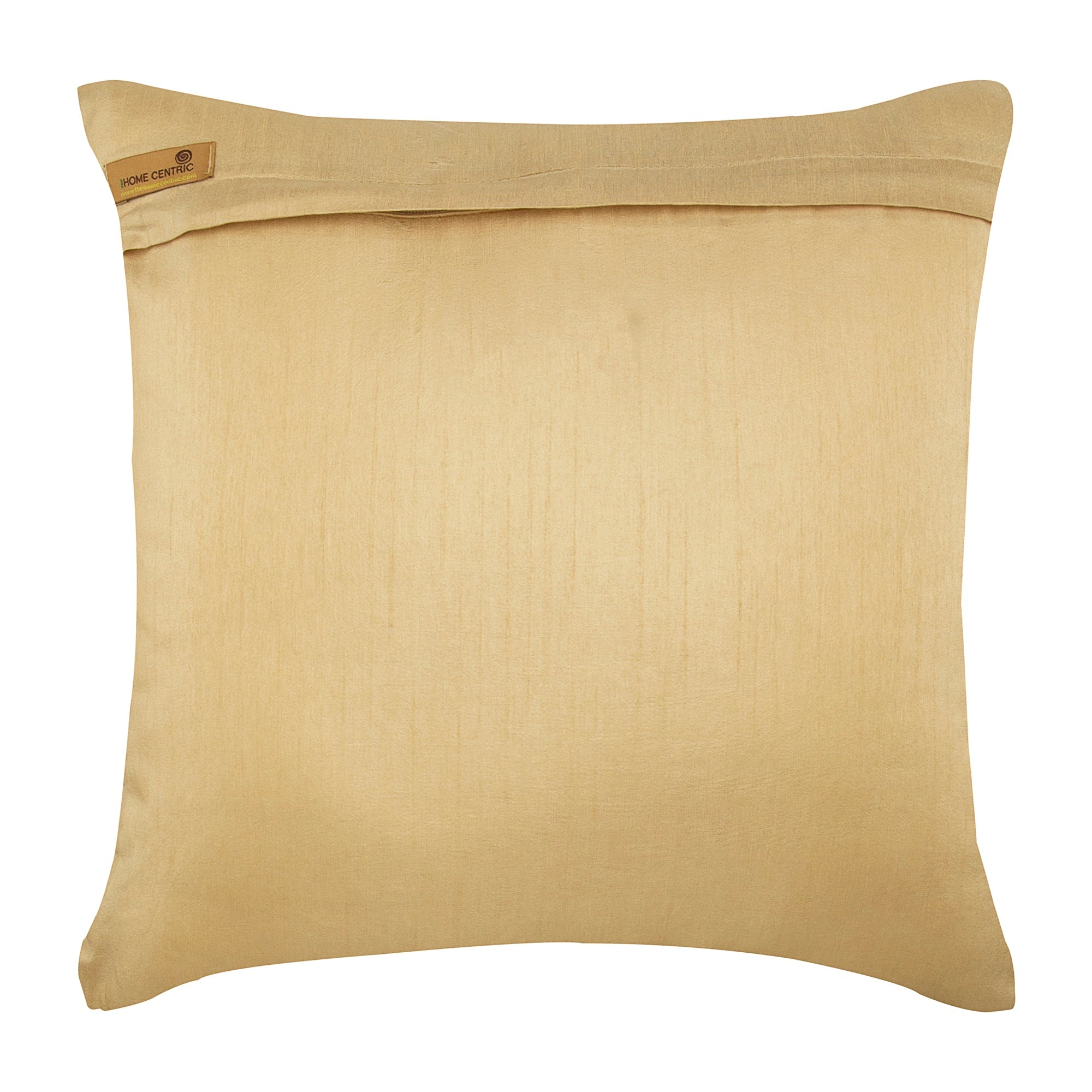 Gold Trellis Silk Throw Pillow Cover