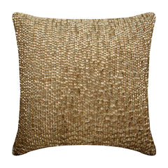 Golden Drops Sequins Decorative Euro Sham