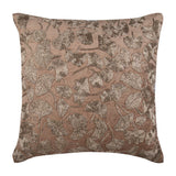 Golden Tulips - Gold Velvet Decorative Euro Sham