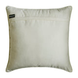Gold Festive - White Velvet Throw Pillow Cover