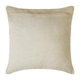 Gold Glamorous - Ivory Art Silk Throw Pillow Cover