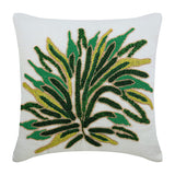 Green Shrub - Green Linen Decorative Euro Sham