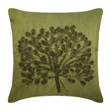 Green Tree Pillow Cover