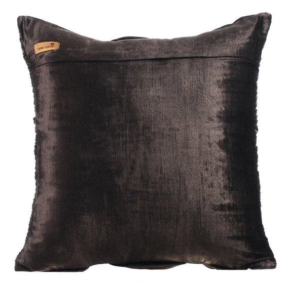 Grey Beauty - Charcoal Gray Velvet Decorative Euro Sham