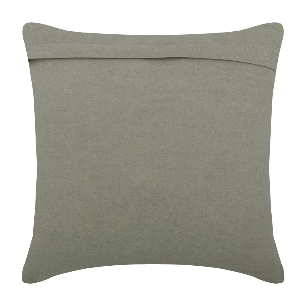 Grey Linen Texture - Gray Cotton Linen Throw Pillow Cover