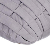 Grey Love Tune - Gray Suede Decorative Euro Sham