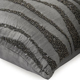 Grey Sand Dunes Swirl Decorative Euro Sham