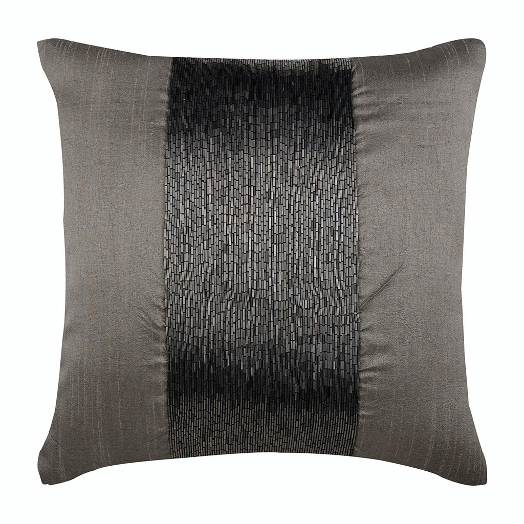 Gunmetal Center Pillow Cover