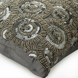 Honestly Silver - Silver Silk Decorative Euro Sham