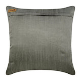 Honestly Silver - Silver Silk Throw Pillow Cover