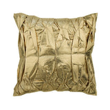 Stunning Bronzer - Copper Faux Leather Throw Cushion Cover