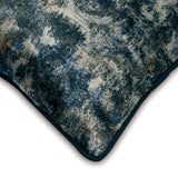 Deeper Blue - Blue Velvet Throw Pillow Cover