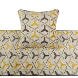 Tripod Decorative Bed Runner and Cushion Cover