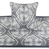 Grey Semblance Decorative Bed Runner and Cushion Cover