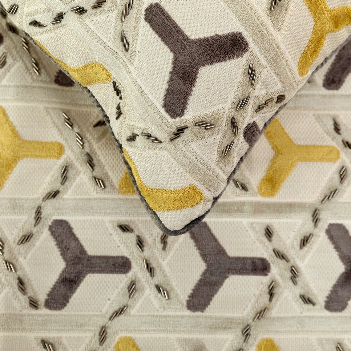 Tripod Decorative Bed Runner and Cushion Cover