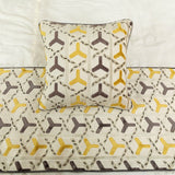 Tripod Decorative Bed Runner and Cushion Cover