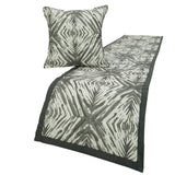 Grey Semblance Decorative Bed Runner and Cushion Cover