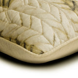 Macau Beauty - Green Linen Throw Cushion Cover