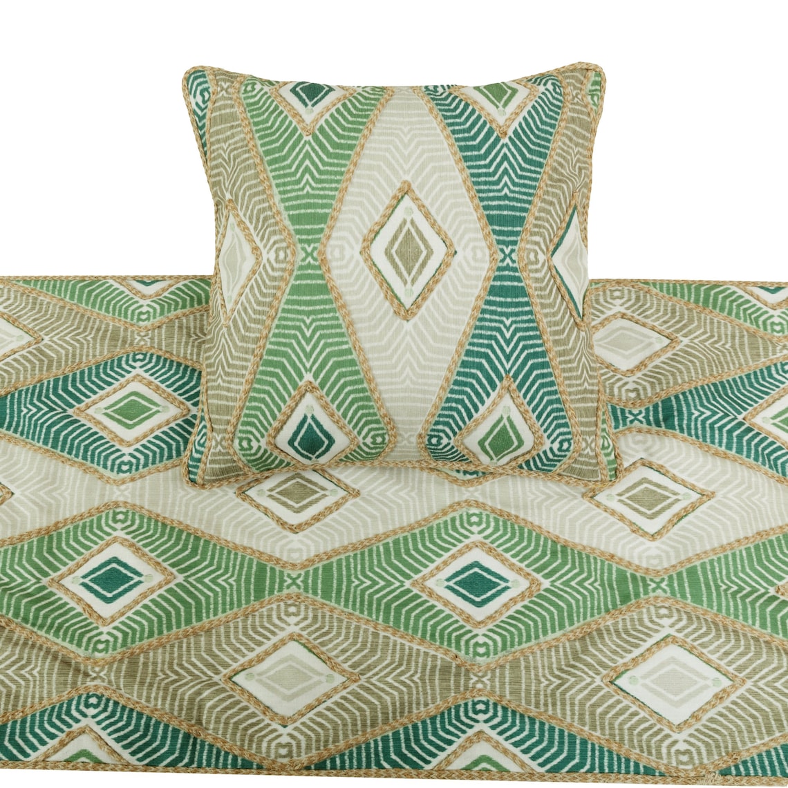 Chantico Decorative Bed Runner and Cushion Cover