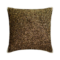 Brown Dazzled Decorative Euro Sham
