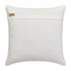Abhinoor - White Cotton Throw Pillow Cover