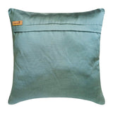 Blue Calm - Blue Satin Throw Pillow Cover