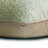 Soroush - Blue Jacquard Silk Throw Cushion Cover