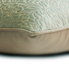 Soroush - Blue Jacquard Silk Throw Cushion Cover