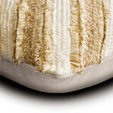 Jutee Love - Beige Linen Decorative Euro Sham