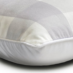 Lavender Plaid - Lavender Cotton Throw Cushion Cover