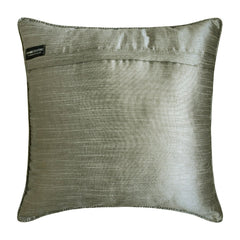 Ellis - Silver & Grey Velvet Throw Cushion Cover