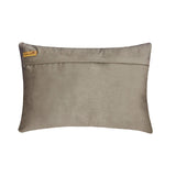 Snarl - Grey Jacquard Lumbar Pillow Cover