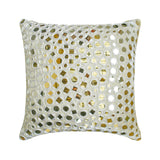Darpan White Throw cushion Cover