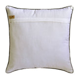 Adilah - Grey Cotton Throw Pillow Cover