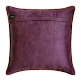 Ikat Dye - Purple Velvet Throw Cushion Cover