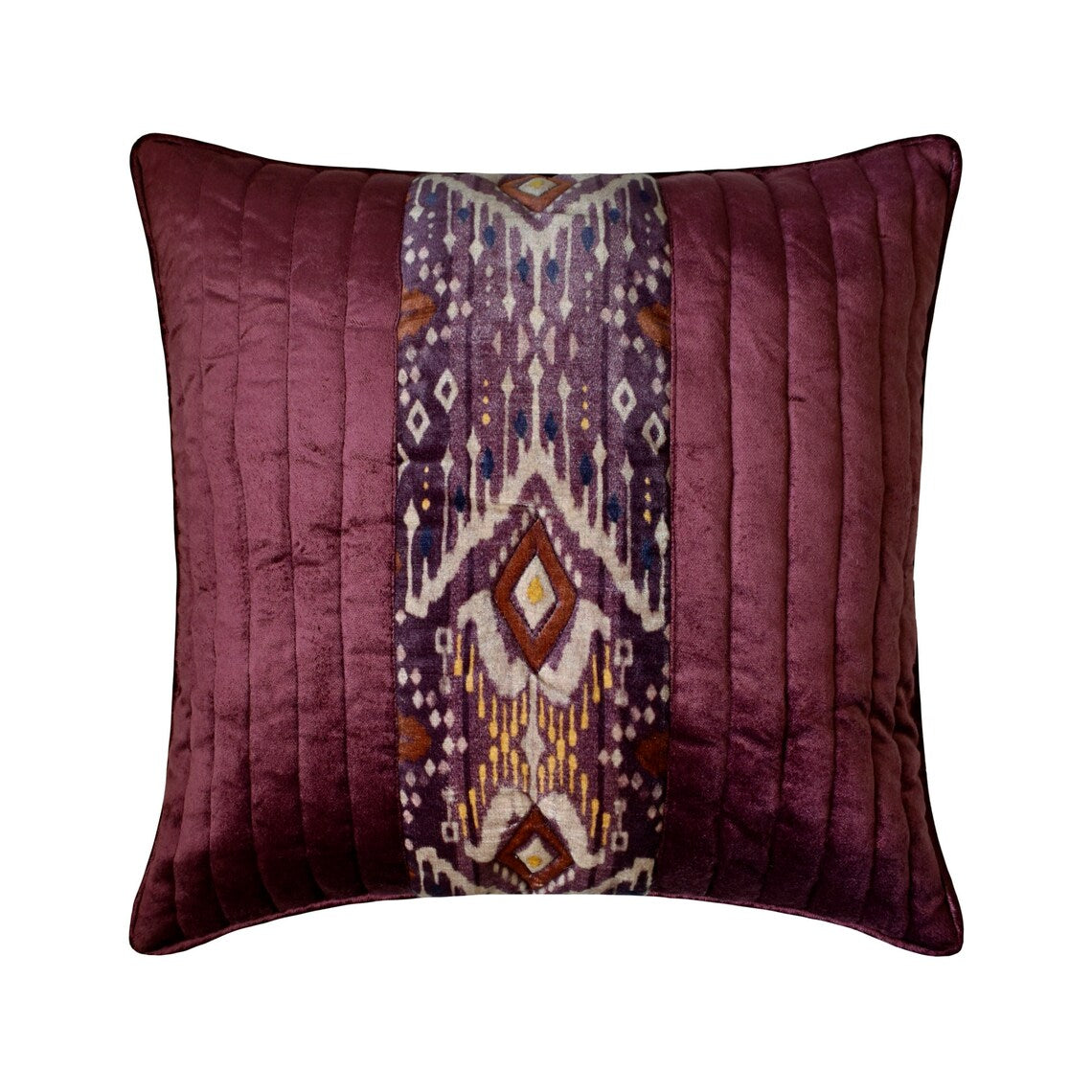 Ikat Dye Throw cushion Cover